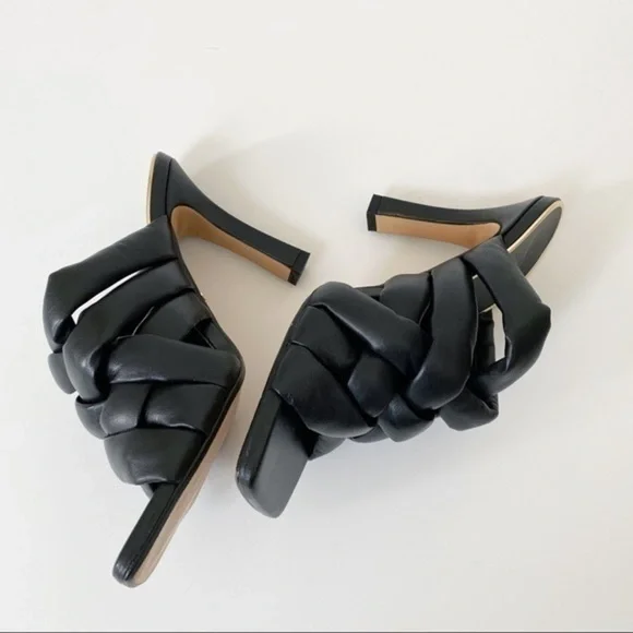 NWOT zara padded black heels - Picture 5 of 13